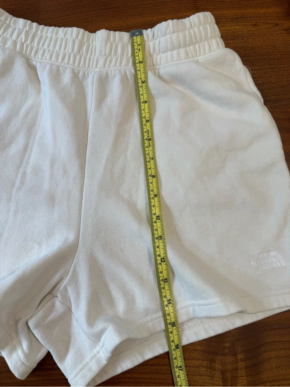 The North Face Women's Off-White Pull-On Cotton Fleece Shorts